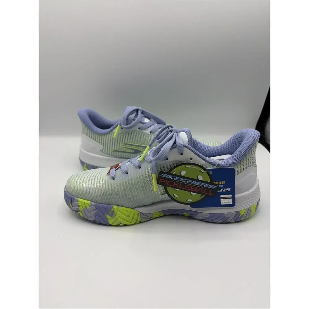 Women's Viper Court Pro 2.0 Pickleball WHITE / PERIWINKLE WIDE Sz US 5.5 RARE